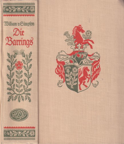 William von Simpson: Die Barrings (Hardcover, german language, 1953, Hans Dulk)