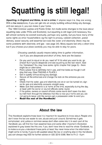 Advisory Service for Squatters (Great Britain): Squatters handbook (2009, Advisory Service for Squatters)