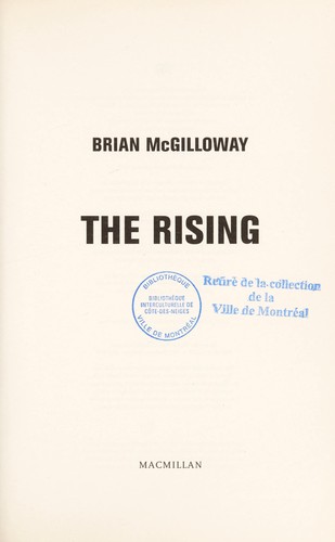 Brian McGilloway: The rising (2010, Macmillan)
