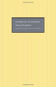 Giorgio Agamben: State of Exception (2004, University Of Chicago Press)
