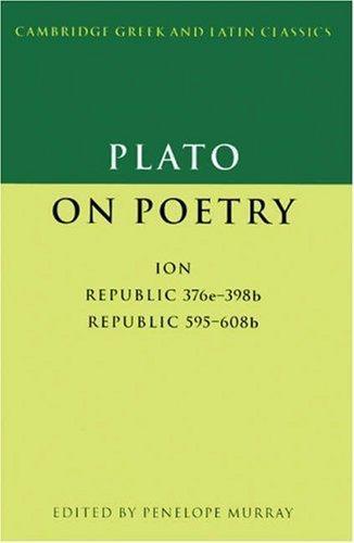 Platone: Plato on poetry (1996)