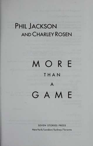 Jackson, Phil.: More than a game (2001, Seven Stories Press)