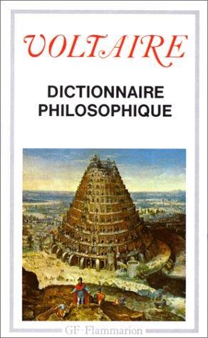 Voltaire: Dictionnaire philosophique (French language, 1993)