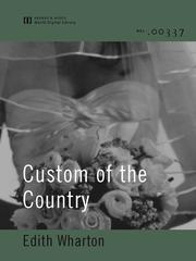Edith Wharton: Custom of the Country (2003, Barnes & Noble World Digital Library)