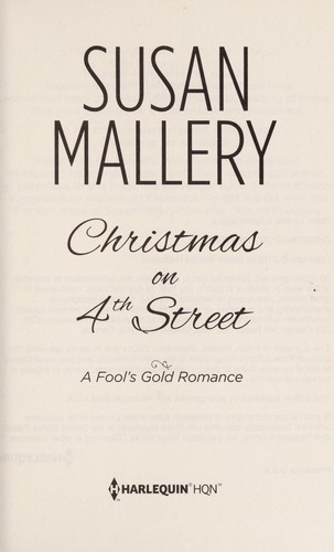 Susan Mallery: Christmas on 4th Street (2013, Harlequin HQN)