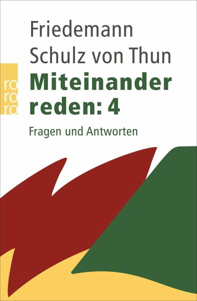 Friedemann Schulz von Thun: Miteinander reden 4: Fragen und Antworten (Paperback, deutsch language, rowohlt)