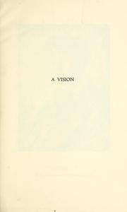 William Butler Yeats: A vision (1938, The Macmillan company)