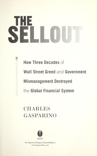 Charles Gasparino: The sellout (2009, Wiley)