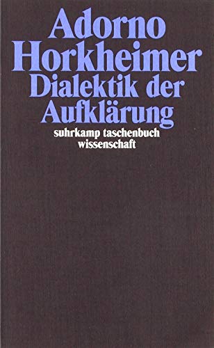 Max Horkheimer, Theodor W. Adorno: Dialektik der Aufklärung (Paperback, German language, Suhrkamp Verlag)