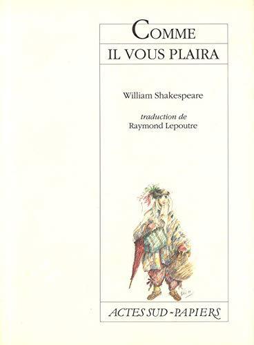 William Shakespeare: Comme il vous plaira (French language, 1990)