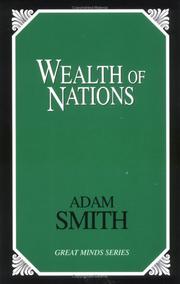 Adam Smith: Wealth of nations (1991, Prometheus Books)