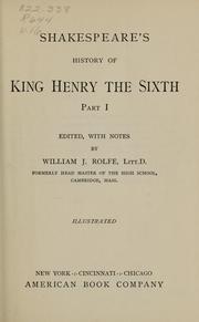 William Shakespeare: [Works of Shakespeare] (1903, American Book)