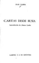Juan Valera: Cartas desde Rusia (Spanish language, 1986, Laertes)