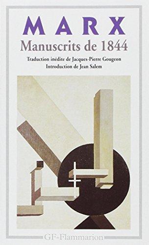 Karl Marx: Manuscrits de 1844 (Paperback, French language, 1999, Flammarion)