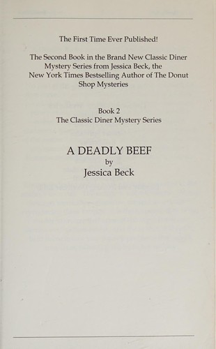 Jessica Beck: A deadly beef (2012, J. Beck], CreateSpace Independent Publishing Platform)