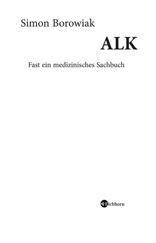 Simone Borowiak: Alk (German language, 2006, Eichborn)