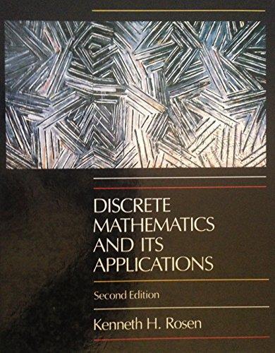 Kenneth H. Rosen: Discrete Mathematics and Its Applications (1991)
