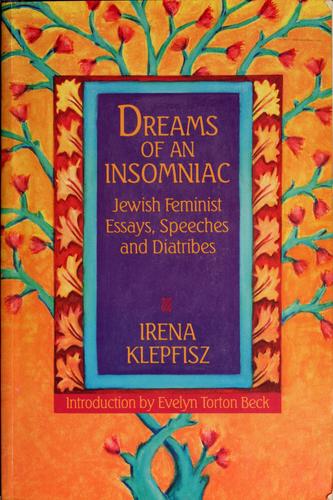 Irena Klepfisz: Dreams of an insomniac (1990, Eighth Mountain Press)