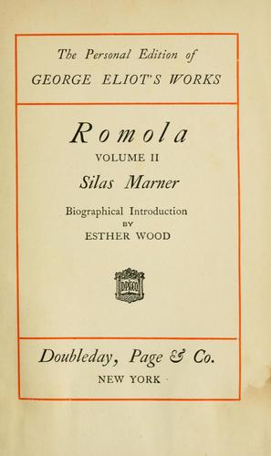 George Eliot: Romola ... (1901, Doubleday, Page & co.)