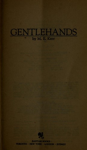 M. E. Kerr: Gentlehands (Paperback, Bantam Books)