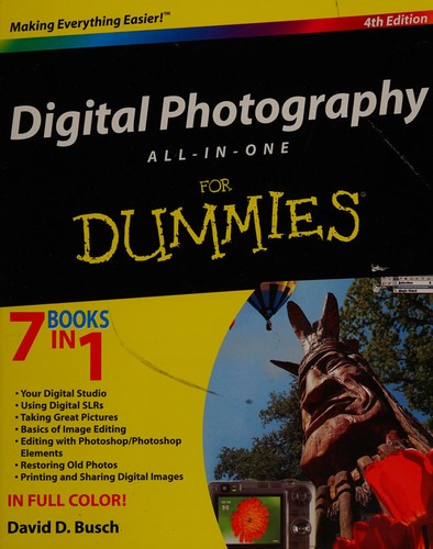 David D. Busch: Digital photography all-In-one for dummies (2009, Wiley)