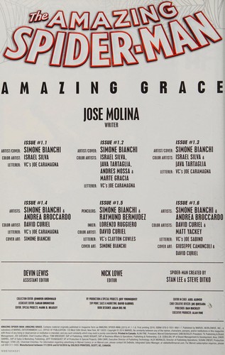 Jose Molina: The amazing Spider-Man (2016, Marvel Worldwide, Inc., a subsidiary of Marvel Entertainment, LLC)