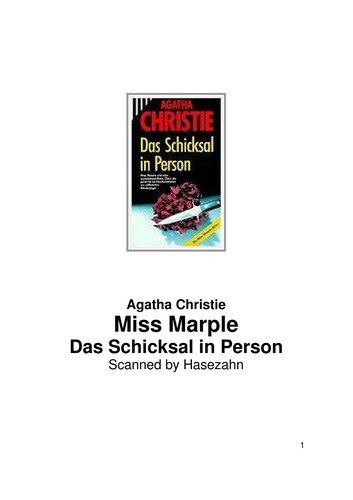 Agatha Christie: Miss Marple (German language, 1985, Loewe)