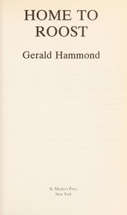 Gerald Hammond: Home to roost (1991, St. Martin's)