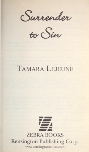 Tamara Lejeune: Surrender to Sin (2007)
