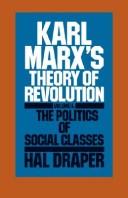 Hal Draper: Karl Marx's Theory of Revolution (Paperback, Monthly Review Press)