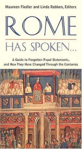 Maureen Fiedler, Linda Rabben: Rome has spoken (1998, Crossroad)
