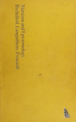 Dominique Lecourt: Marxism and epistemology (1975, NLB)