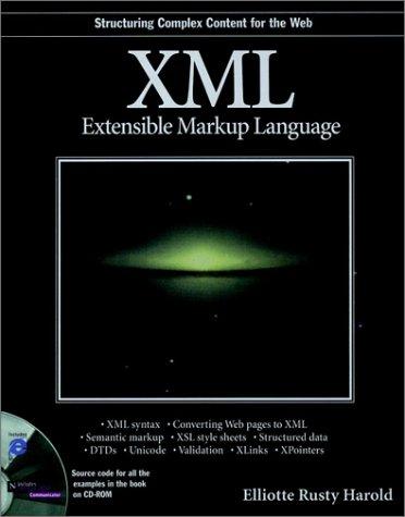 Elliotte Rusty Harold: XML (Paperback, 1998, IDG Books)