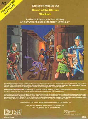 Harold Johnson: Secret of the Slavers Stockade (Paperback, TSR Hobbies)