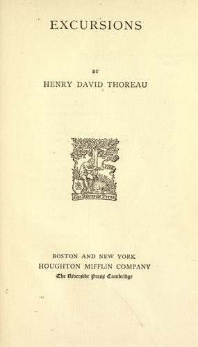 Henry David Thoreau: The writings of Henry David Thoreau. (1884, Houghton, Mifflin)