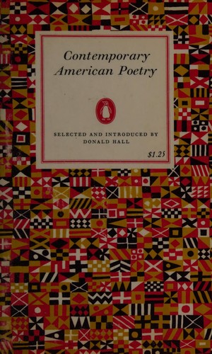 Donald Hall: Contemporary American poetry (1966, Penguin)
