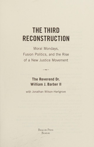 Barber, William J. II: The third reconstruction (2016)