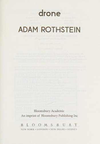 Adam Rothstein: Drone (2015)