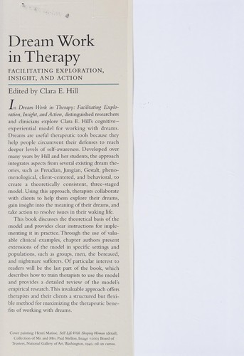منصة شليله: Dream work in therapy (2003, American Psychiatric Association)