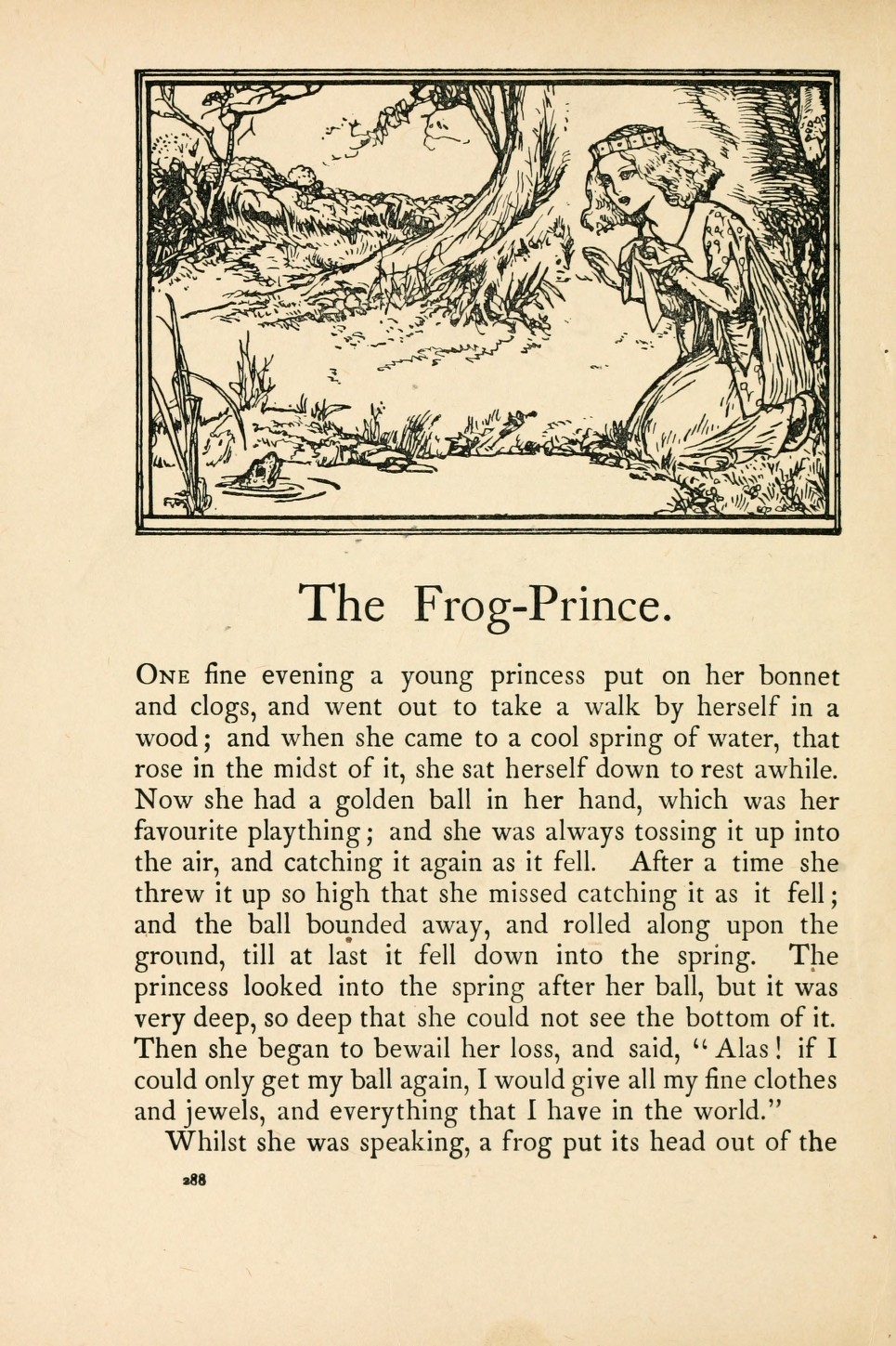 Brothers Grimm, Wilhelm Grimm, Jacob Grimm: The Frog-Prince (1912, J. M. Dent & Sons, Dutton)