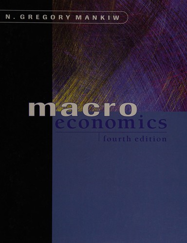 N. Gregory Mankiw: Macroeconomics (2000, Worth Publishers)