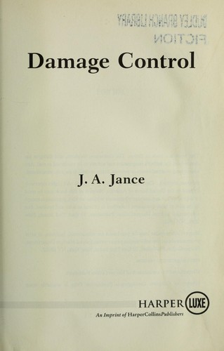 J. A. Jance: Damage Control LP (Paperback, 2008, HarperLuxe)