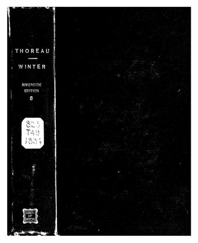 Henry David Thoreau: The writings of Henry David Thoreau. (1906, Houghton Mifflin)