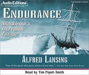 Alfred Lansing: Endurance (AudiobookFormat, 2002, The Audio Partners)
