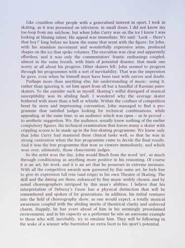 Keith Money: John Curry (1978, Knopf)