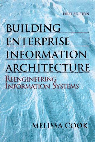 Melissa A. Cook, Melissa Cook, Hewlett-Packard Professional Books: Building Enterprise Information Architecture (1996, Prentice Hall PTR)