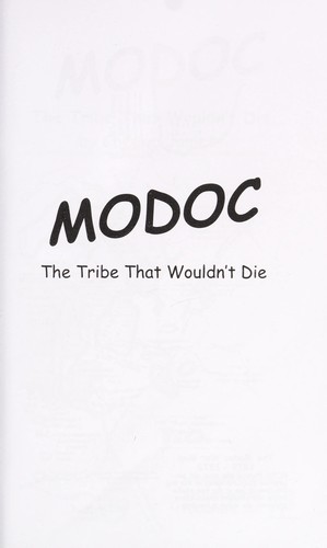 Cheewa James: Modoc (2008, Naturegraph)