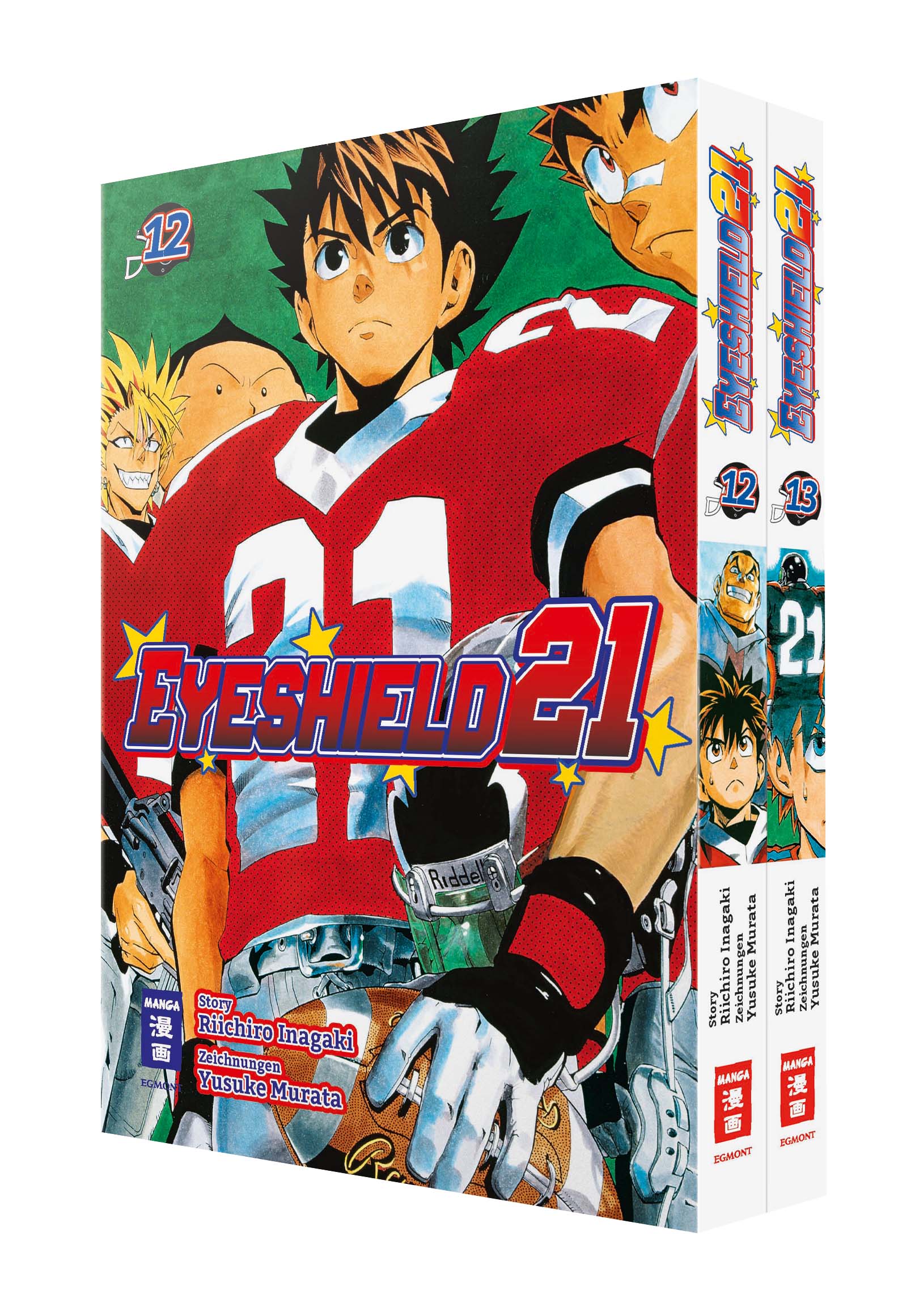 Riichiro Inagaki, Yūsuke Murata: Eyeshield 21 Bundle 12+13 (GraphicNovel, Deutsch language, Egmont Manga)