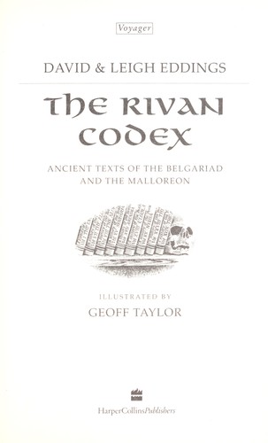 David Eddings: The Rivan codex (1998, Voyager, HarperCollins)