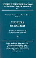 Stephen Hester, Peter Eglin: Culture in action (1997, International Institute for Ethnomethodology and Conversation Analysis & University Press of America)